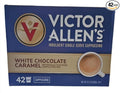 Victor Allen Indulgent White Chocolate Caramel Cappuccino Single Serve Cups BUNDLE - 42 Count w/ 5 RECIPES