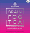 Brain Fog Tea for Memory Focus &amp Concentration &amp Creativity Organic with Vitamins &amp Minerals (15 Day Supply)