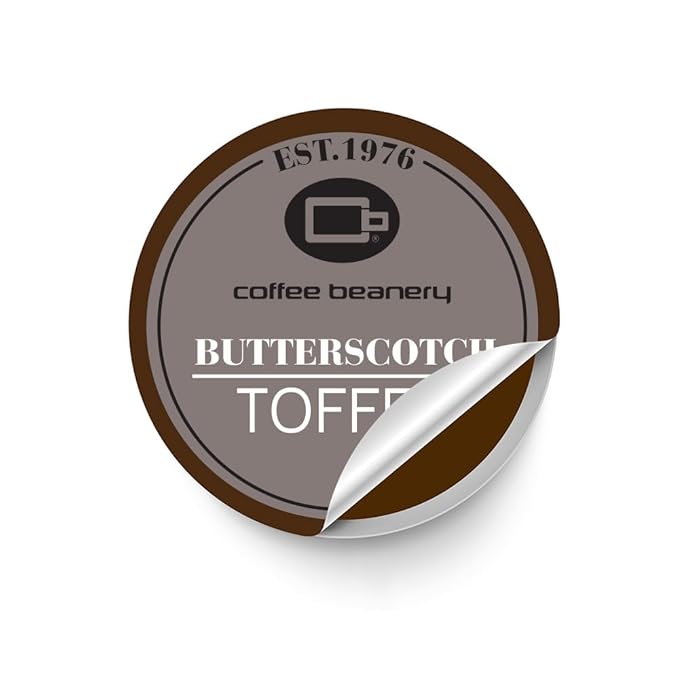 Butterscotch Toffee Decaf Coffee Pods by Coffee Beanery | 192ct Bulk Flavored Decaf Coffee Pods Medium Roast Coffee