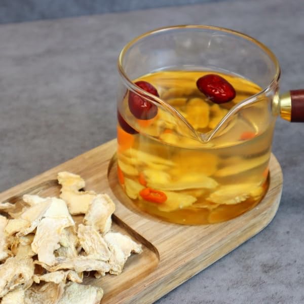 Royal Seafood USA Dried Ginger Slices 8oz No sugar herbal tea healthy tea Vegan Dry Ginger 九龍堂 干姜 干姜片 干姜茶 养生 健康