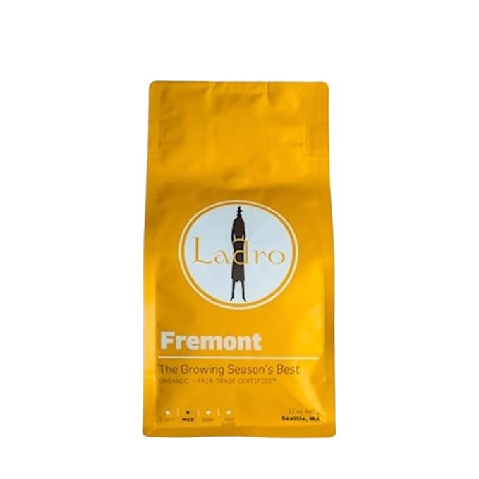 Fremont Blend - Roasted by Ladro Roasting - Whole Bean Coffee - 12 Ounce Bag