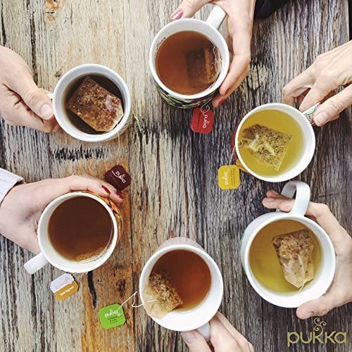 Pukka Herbal Teas Love Organic Rose Chamomile And Lavender Tea - Caffeine Free - Case Of 6 - 20 Bags