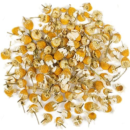 Organic Chamomile Flowers - 1 lb (16oz) - Herbal Tea - 100% Organic - Flor de Manzanilla - EarthWise Aromatics