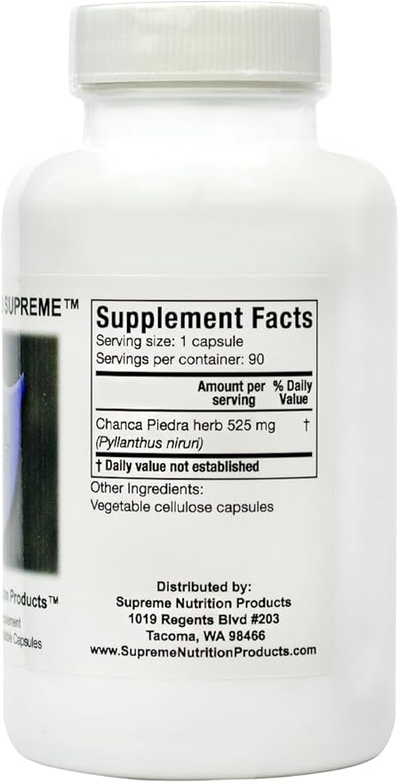 Supreme Nutrition Body Guard Supreme 90 Pure Chanca Piedra Capsules