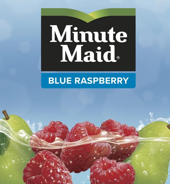 Minute Maid Blue Raspberry 20 oz Bottles Pack of 24