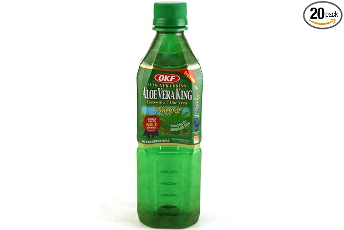 OKF Aloe Original Drink 16.9 Ounce 16.9 Fl Oz (Pack of 20)