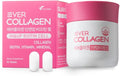 Ever Collagen in&ampUP Biotin Cell Low Molecular Marine Fish Collagen Peptides Tablets with Vitamin Selenium Supplements - Healthy Skin Hair Nail for Women - Antioxidant Supplement
