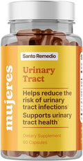 Santo Remedio Urinary Tract Dietary Supplement Helps Reduce Urinary Tract Infections Unique Formula with Cranberries Probiotics and Enzymes Clinically Proven Ingredients Non-GMO 30 Servings