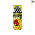 Nülife Bubble Series Sparkling Fruit Juice 55% Real Juice Watermelon Pineapple Soda Tropical Carbonated Fruit Water Refreshing Drink Cans 11.2 Fl Oz (Pack of 12)