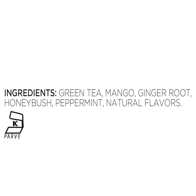 Tea Forte Green Mango Peach Premium Loose Leaf Caffeinated Green Tea Blend Canister Makes 35-50 Cups