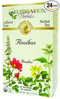 Celebration Herbals Rooibos Red Tea Organic 24 Bag (Pack of 2)