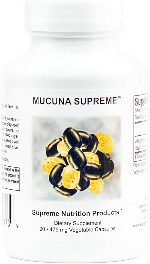 Supreme Nutrition Mucuna Supreme 90 Pure Cowhage Vegetarian Capsules