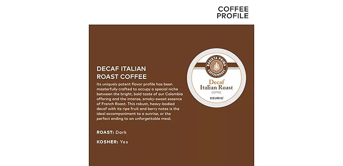 Keurig Barista Prima Coffeehouse Decaf Italian Roast Coffee K-Cups (48-Count)