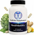 MediMotility 60ct – Physician-Approved Supplement for Healthy Gut Motility &amp Digestive Function – with Ginger Root &amp Artichoke Extract – GI &amp Bloating Support for Men &amp Women