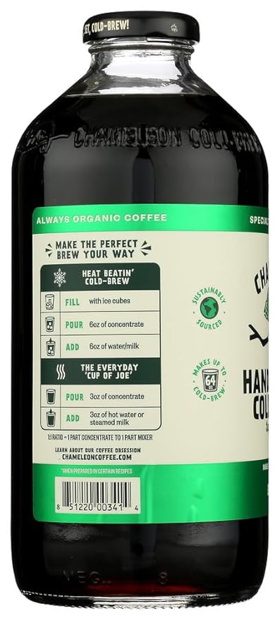 Chameleon Cold-Brew Black Coffee Concentrate 6 pack