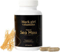 Black Girl Vitamins Organic Sea Moss Capsules – 92 Minerals Superfood Supplement | Vegan Sea Moss Pills for Thyroid Digestive &amp Immune Support | Black-Owned Non-GMO