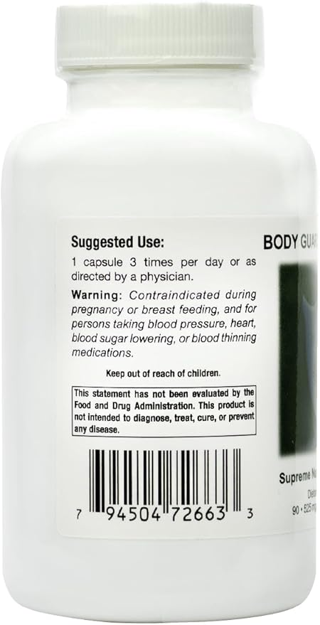 Supreme Nutrition Body Guard Supreme 90 Pure Chanca Piedra Capsules (Pack of 2)