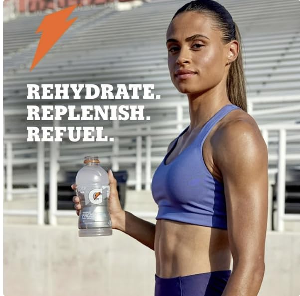 Gatoraide Fierce Grape Sports Drink Thirst Quencher – 20 fl oz Bottles (Pack of 8) – Electrolyte Hydration for Workout Recovery Replenishment Beverage for Athletes and Active Lifestyles