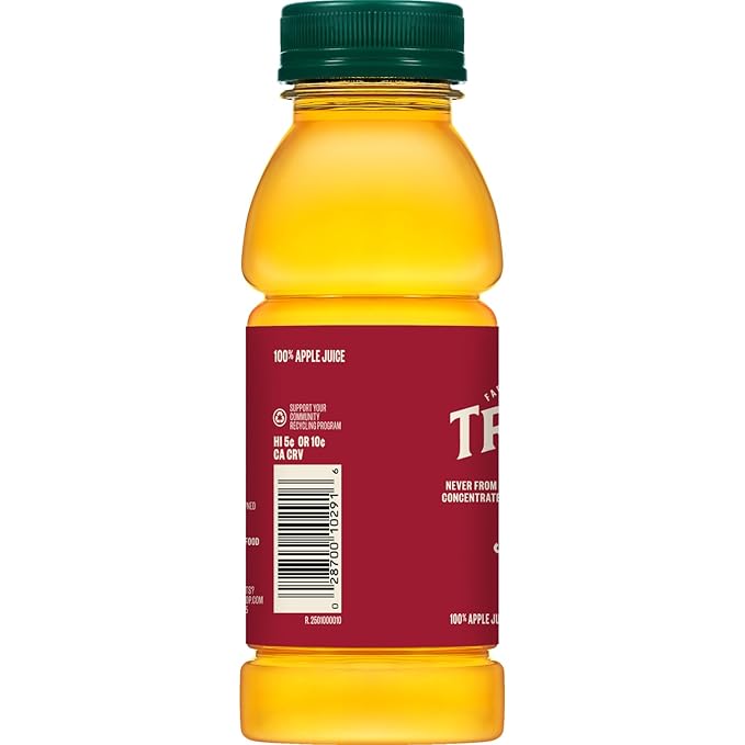 Tree Top 100% Pure Pressed 3 Apple Blend 100% Apple Juice 10 Fl Oz (Pack of 24)