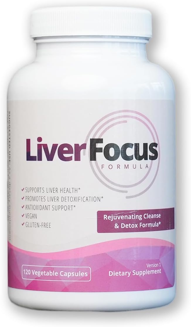 JJ Smith Liver Focus – Liver Cleanse Supplement with Milk Thistle Alpha Lipoic Acid Turmeric Dandelion Root &amp Artichoke – Supports Active Liver Fat Metabolism Digestion Energy&amp Clearer