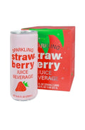 Sparkling Stawberry Beverage Limited Edition 4 cans 8.45oz each (4 cans Strawberry Rhubarb)