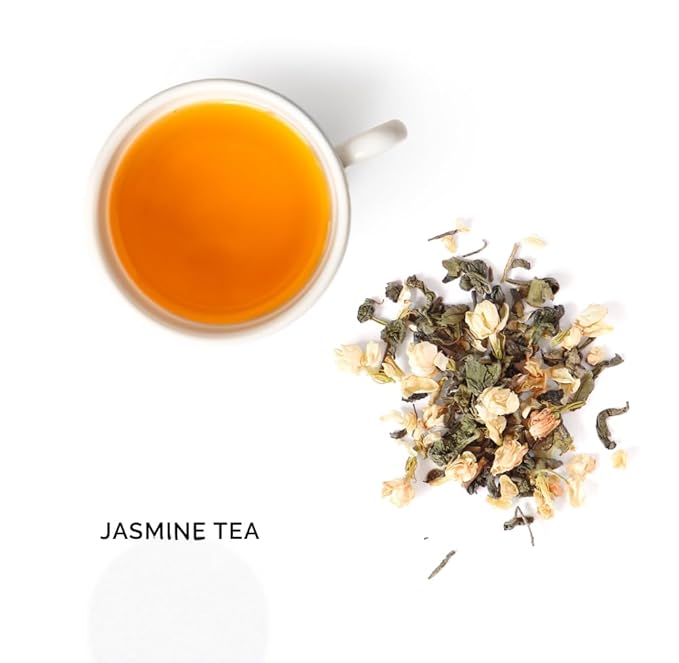Xin Qing Taiwan Jasmine Green Tea Taiwan Green Tea Taiwan high mountain Green tea Jasmine Tea | Naturally Sweet and Not Bitter 200g/7.05oz