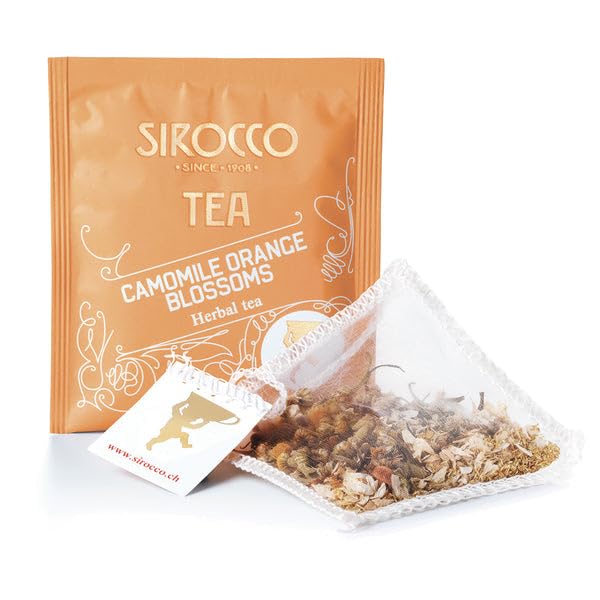 SIROCCO TEA - Organic Camomile Orange Blossoms - 20 Tea Bags