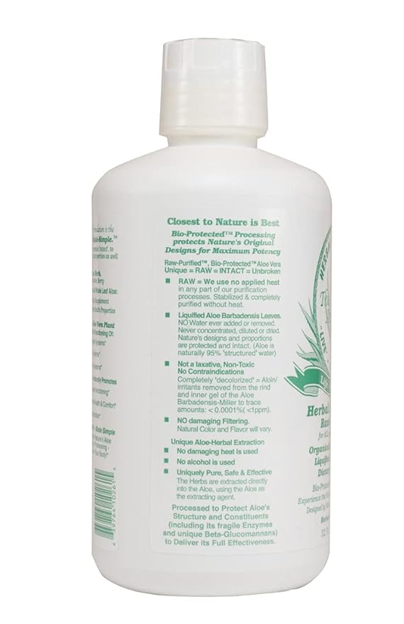 Herbal Answers Herbal Aloe Force Aloe Vera and Herbal Dietary Supplement 32 fl oz