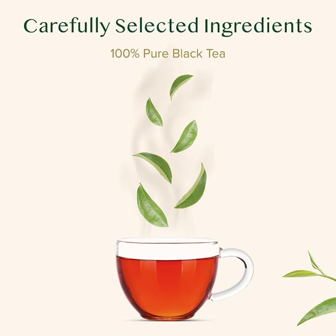 VAHDAM UNITEA Black Tea Leaves +170 Cups12oz | Blend Of Darjeeling &amp Assam Tea | ROBUST &amp FLAVORY Black Loose Leaf | Unblended Single Origin Tea | Vacuum Sealed Pack