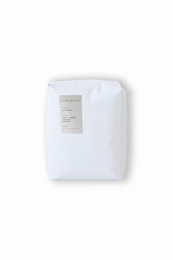 Ceremony Coffee Roasters - Synthesis House Blend - Specialty Whole Bean or Ground Coffee- 2lb Bag (French Press - Coarse Grind)