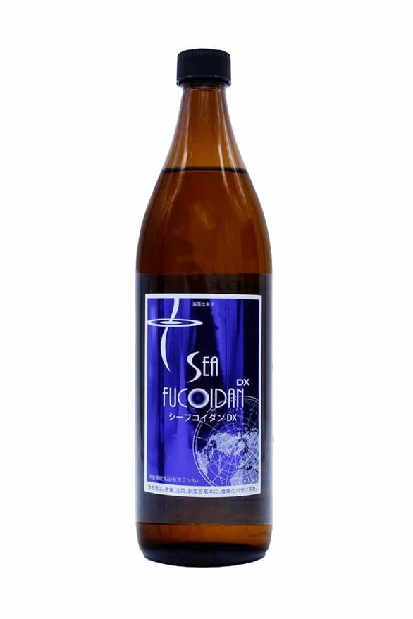 (Non Sugar) Genuine Authentic Japanese [Ultra Low (Samll) Molecular Weight Sea Fucoidan Beverage Juice] Made in Japan Seaweed Mozuku Juice 900ml x 2bottles / a box
