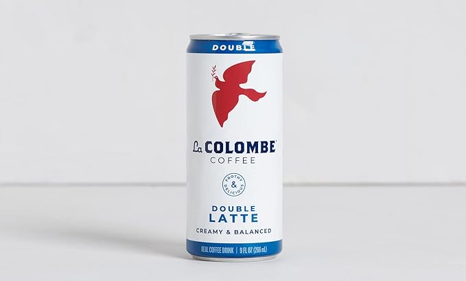 La Colombe Double Shot Draft Latte - 9 Fluid Ounce 12 Count - Cold-Pressed Espresso and Frothed Milk - Made with Real Ingredients - Grab and Go Coffee