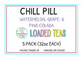 RxNutrition 2go Loaded Energy Tea (5 pack bulk Chill Pill)