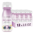 Vitaminis - Gut Health Shot - Berry Banana Juice with Probiotics and Fiber for Digestive Health. Dairy Free No Added Sugar Shelf Stable &amp Gentle for Kids Women &amp Men (2.5 Fl. Oz Pack of