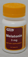 Rugby Melatonin Tablets 3mg 60ct (5 Pack)