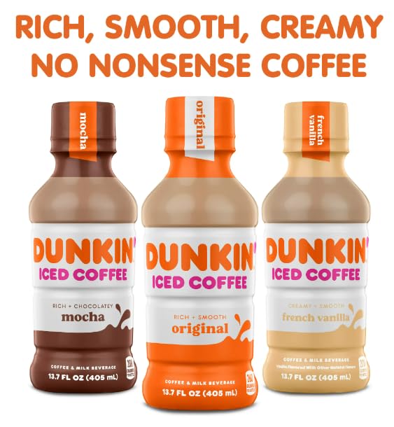 Mixed Flavors Original Iced Bottled Coffee Drink 13.7 fl oz + King Combos QR Code and (1 Bottle each flavor(Original Vanilla Mocha))