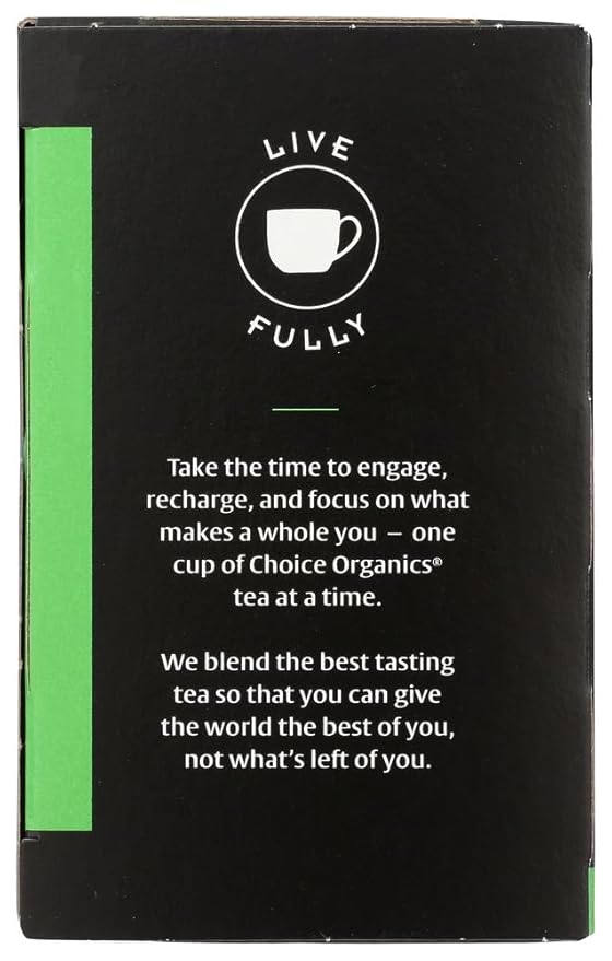 Choice Teas Organic Teas Premium Japanese Green 16 tea bags - 3PC