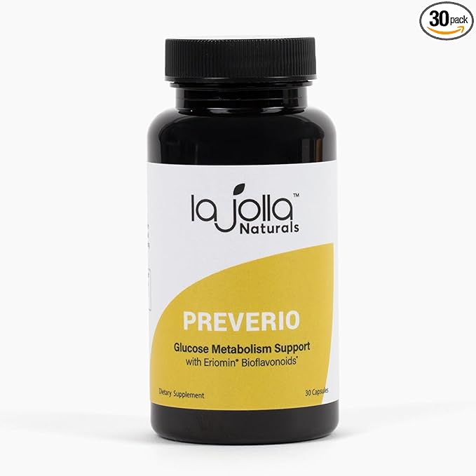 Preverio™ - Premium Eriomin Lemon Flavonoids and Citrus Bioflavonoids Supplement (Once-Daily Capsules 30 Day Supply)