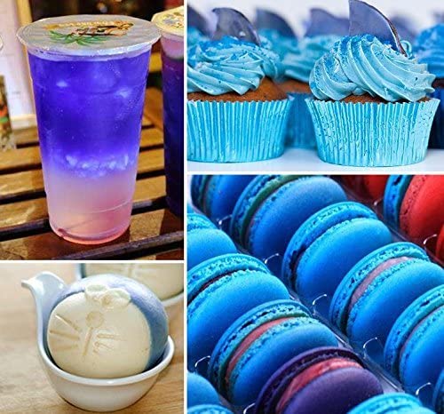 Butterfly pea Flowers Whole 2 lb. Dried Herb 100% by HUNCHAI