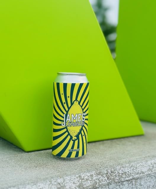James Lemonade Original Lemon Juice 16oz (12 Pack) - Original Recipe w/Fresh Mint since 1998 - Plastic Juice Bottles - 100% Natural Lemonade Flavor - Lemon Drink - Refreshing Drinks
