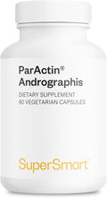 Supersmart - ParActin Supplement 300mg per Day (High Strength) - Andrographis Paniculata | Non-GMO &amp Gluten Free - 90 Vegetarian Capsules