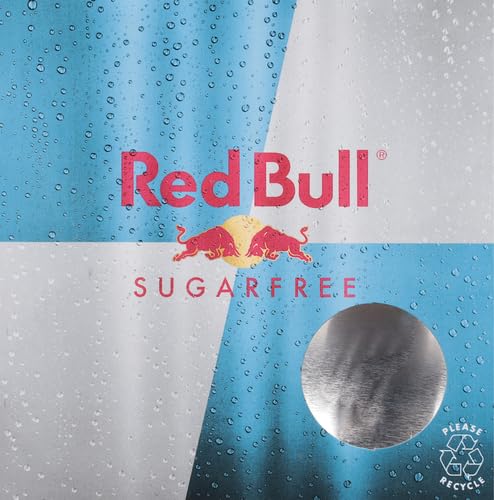 Red Bull Sugar Free Energy Drink with 80mg Caffeine plus Taurine &amp B Vitamins 8.4 Fl Oz Pack of 16 Cans