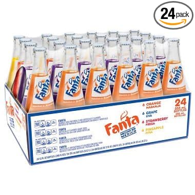 Fanta de Mexico Variety Pack (12 oz. glass bottles 24 pk.)
