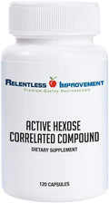 Active Hexose Correlated Compound Natural Immune Support Mushroom Extract Blend 120ct Support for Viral NK Cell &amp Immune Boost Compare to AHCC