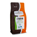 Fresh Roasted Coffee Organic Ethiopian Sidamo Water-Processed Half-Caf | USDA Organic 100% Single Origin Kosher | Medium Roast 12 oz Whole Bean