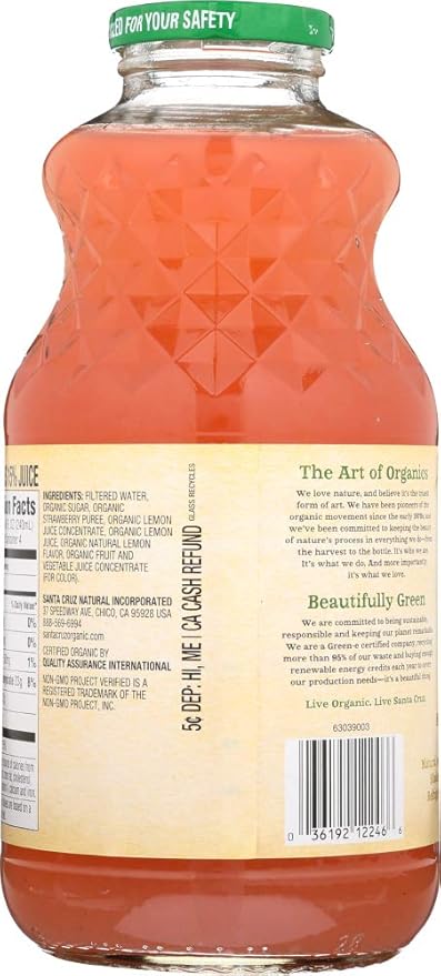 Organic Strawberry Lemonade (Pack of 12)