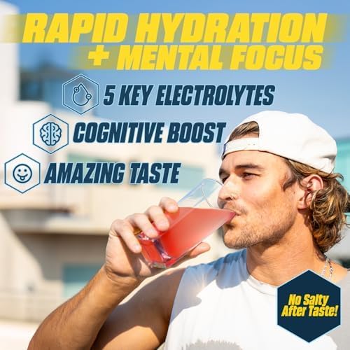 G Fuel Electrolytes Powder for Instant Hydration and Focus Sugar Free Electrolytes Variety Pack of Lemon Orange Peach Strawberry Flavors Nootropic Drink Mixes To Sharpen Mental Focus 20 Servings