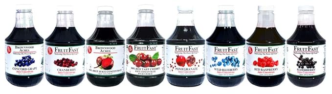 Pomegranate Juice Concentrate by FruitFast - (32 FL OZ) Unsweetened 65 Brix Pure Concentrated Juice - 100% Pomegranate Extract - No Additives or Fillers!