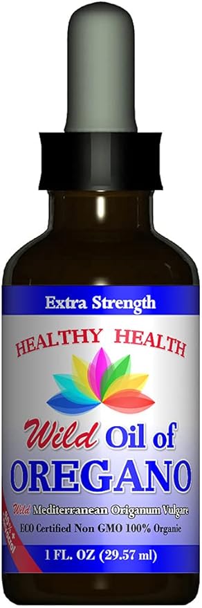 Oregano Oil - Wild Mediterranean - ECO Certified Organic Extra Strength 83% Carvacrol Liquid Immune Support Vegan Aceite de Oregano Non GMO 1 fl. OZ