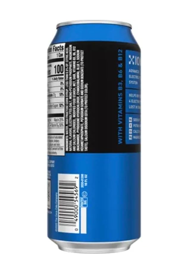 Powerade Sport Drink 16 Fl oz Cans (24 pack Mountain Berry Blast)